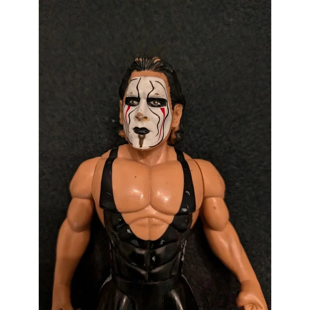 2010 TNA Entertainment Sting Action Figure Wrestling Impact Black Singlet Icon